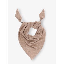 Cashmere scarf with Monili detail