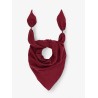 Cashmere scarf with Monili detail