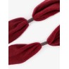 Cashmere scarf with Monili detail