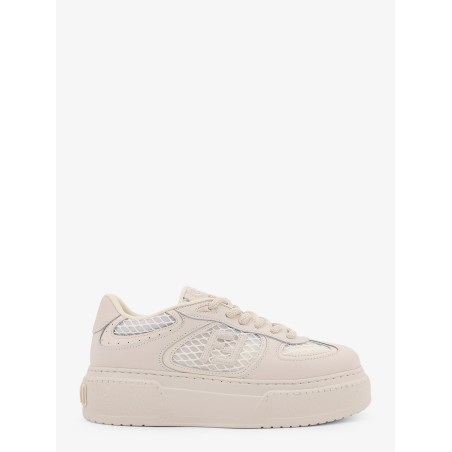 Fendi Match leather sneakers