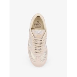 Fendi Match leather sneakers