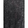 Wool blend sweater with all-over sequins