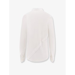 Shirt with oblique closure