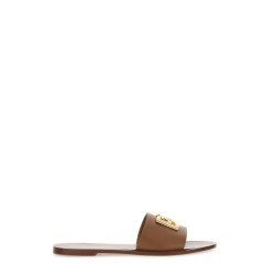 LEATHER SLIDE SANDAL