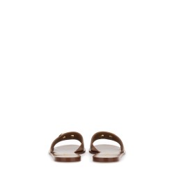 LEATHER SLIDE SANDAL