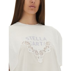 T-SHIRT WITH LACE INSERT