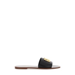 LEATHER SLIDE SANDAL