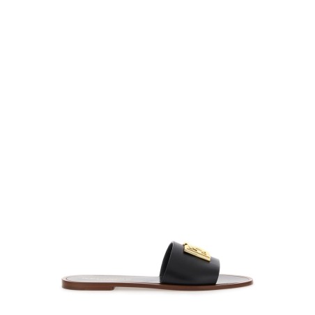 LEATHER SLIDE SANDAL