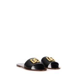 LEATHER SLIDE SANDAL