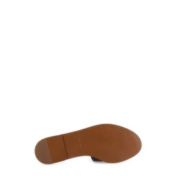LEATHER SLIDE SANDAL