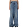 WIDE-LEG JEANS WITH CONTRASTING PANELS