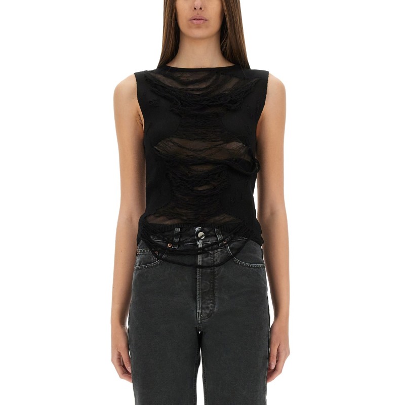 WORN EFFECT TOP