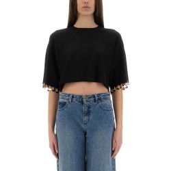 KNIT CROP T-SHIRT