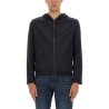 "L-CALFO1" JACKET WITH HOOD AND ZIPPER