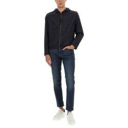 "L-CALFO1" JACKET WITH HOOD AND ZIPPER