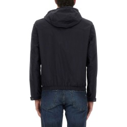 "L-CALFO1" JACKET WITH HOOD AND ZIPPER