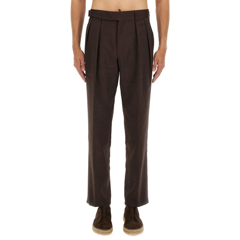 LINEN "PORT" PANTS