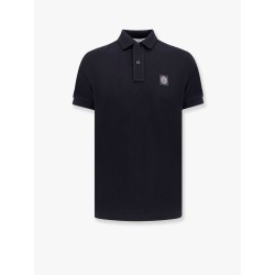Stretch cotton polo shirt