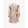 Ascension Plunge linen short dress