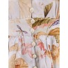 Ascension Plunge linen short dress