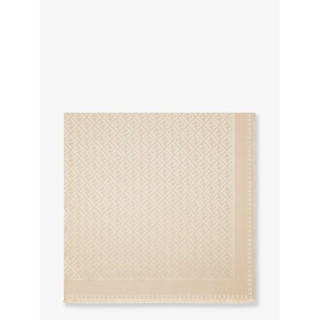 FF jacquard cotton shawl