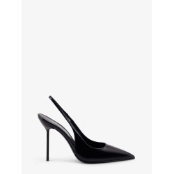 Lidia patent leather slingback decolleté