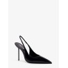 Lidia patent leather slingback decolleté