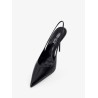 Lidia patent leather slingback decolleté