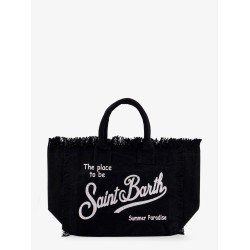Vanity cotton handbag with maxi logo print