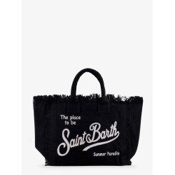 Vanity cotton handbag with maxi logo print
