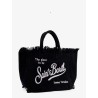 Vanity cotton handbag with maxi logo print