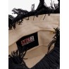 Vanity cotton handbag with maxi logo print