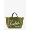 Vanity cotton handbag with maxi logo print