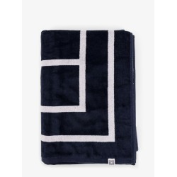 Monogram organic cotton beach towel
