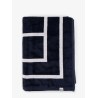 Monogram organic cotton beach towel