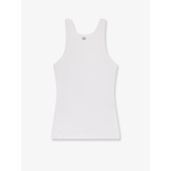 Ribbed cotton tank top