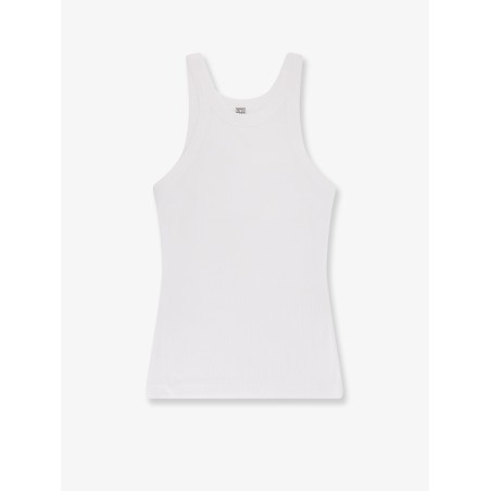 Ribbed cotton tank top