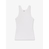 Ribbed cotton tank top