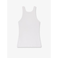 Ribbed cotton tank top