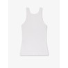 Ribbed cotton tank top