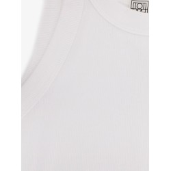 Ribbed cotton tank top