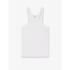 Ribbed cotton tank top