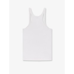 Ribbed cotton tank top