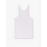 Ribbed cotton tank top