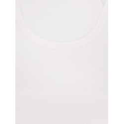 Ribbed cotton tank top