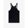Ribbed cotton tank top