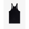 Ribbed cotton tank top