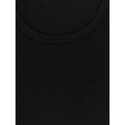 Ribbed cotton tank top