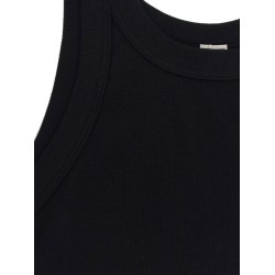 Ribbed cotton tank top