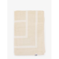 Monogram organic cotton beach towel
